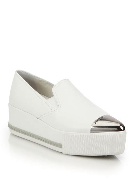 miu miu white cap toe sneakers|miu michael's sneakers.